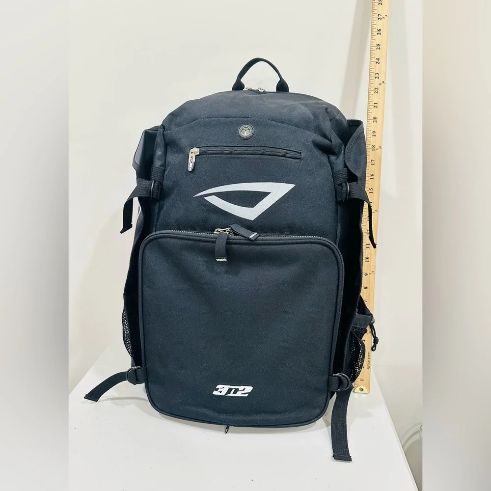 3N2 Baseball & Softball Customizable‎ Back Pak, Black